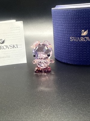 NEW EXTREMELY RARE SWAROVSKI DETERMINED PIG  ZODIAC FIGURINE #5302557 BNIB 8