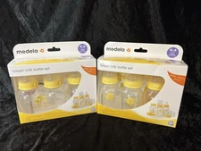 Medela 5oz/150ml Breast Milk Collection/Storage/Feeding Bottle Sets - 6 Bottles
