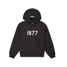 Fear of God Essentials 1977 Hoodie Iron 192BT212050F Authentic Brand New Fashion