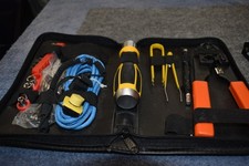 Belkin professional network cable crimper plyers w associated tools  extras
