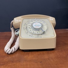 Vtg Rotary Dial Desk Top Telephone Phone