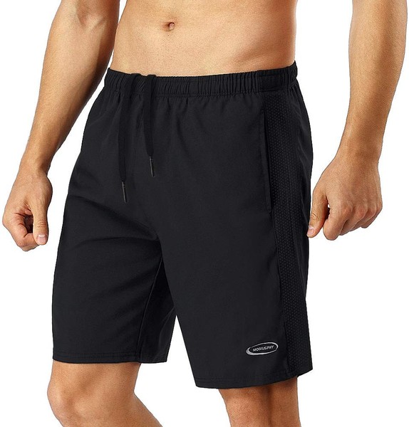 Herren Sporthose Kurz Running Shorts Trainingshose Atmungsaktiv Fitness Poly-image