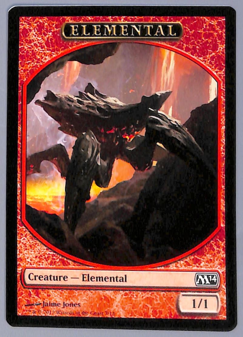 Elemental - Token - 7 - Magic 2014 (M14) MTG