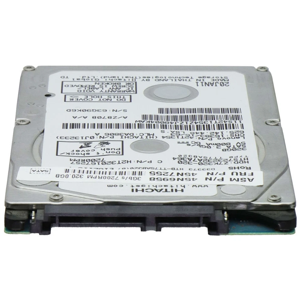 Hitachi Travelstar Z7K320 H2T3201672S7 SATA II 3.0Gbps 320GB 2.5-inch HDD - Image 4 of 4