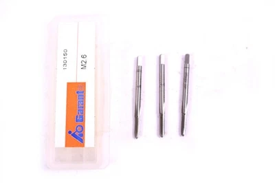 GARANT Hand-Gewindebohrer Satz 3-Gang Unbeschichtet 130150 M2,6 ISO 2 6H - Bild 1 von 2