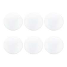 6 Pack Biconcave Lens, 5cm Dia. -15cm Focal Length Glass Lens, Clear