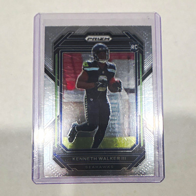 Panini 2022 Prizm Rookies Kenneth Walker III RC #318 Seahawks SUPER BOWL MVP