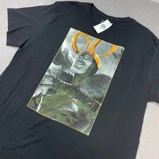 Marvel T Shirt Loki Mens XL Graphic Tee Superhero NWT Bio World Tee