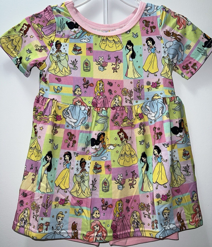 4T Disney Princess Peplum Top & Shorts Set Girls