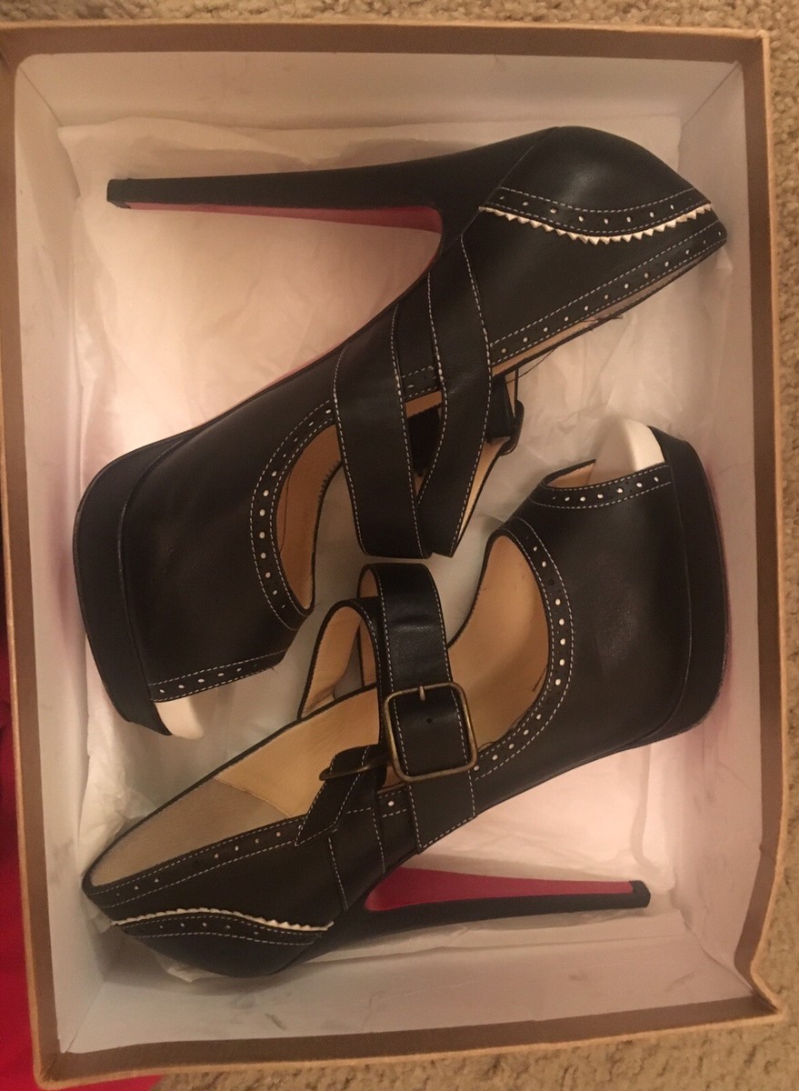 ルブタン Bollywoody 37 CHRISTIAN LOUBOUTIN spiked rubber flip flops, New, Auth