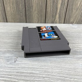 Super Mario Bros Duck Hunt Nintendo Cartridge Video Game NES Cart Tested 1985