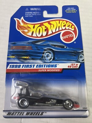 Hot Wheels 1998 First Editions #664 Super Modified Black Diecast