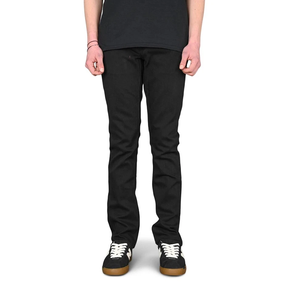 Volcom Vorta Slim Recto Vaqueros - Negro Exterior (SP24) - Imagen 2 de 4