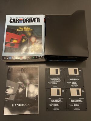 Car and Driver Ultimate Driving Game IBM PC 3,5''-Disketten Big Box Dt. Version