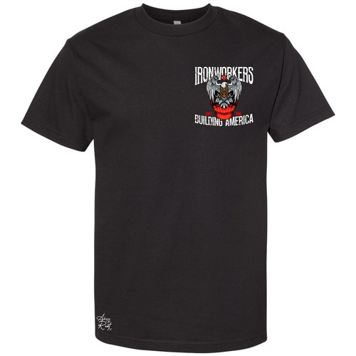 CAMISETA IRONWORKER | CAMISETA SOLDADOR | CAMISETA CUELLO AZUL | EQUIPO IRONWORKER | - Imagen 2 de 2