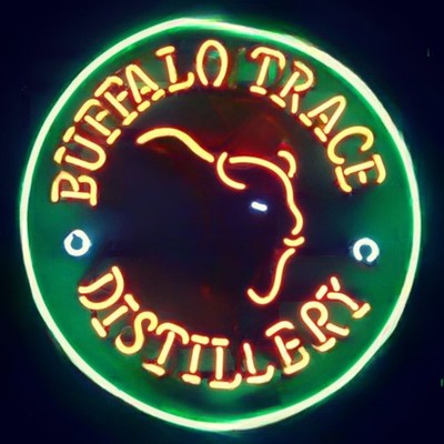 24''x24'' Buffalo Trace Distillery Neon Sign Lamp Light Visual Handmade Decor LY