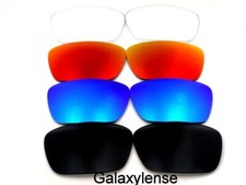 Galaxy Replacement Lenses For Oakley Fuel Cell Black Blue Red Clear 4Pairs