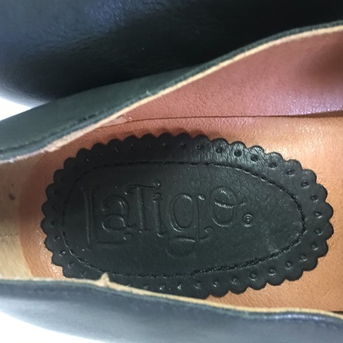 Latigo Womens 9.5 Kala Pumps Black Leather Heels - Picture 5 of 9