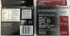 Powerfast P-A11-9/16-D-1B 9/16" Galvanized Staples 2 packs