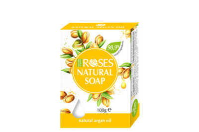 3x Handseife 98,9% naturell Seife Naturseife mit Lavendel Rosenwasser Arganöl