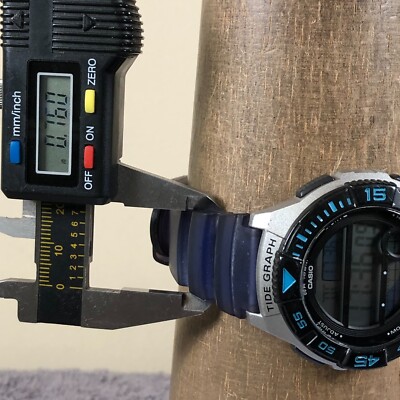Casio WS-1100H Digital Sport Watch 100M WR Black Resin Band Module 3479 Casio Men main image 2