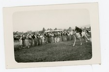 PHOTO, équitation saut d'obstacle course militaire spahi voiture ancienne