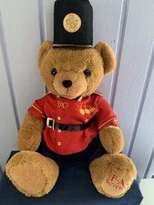 FAO Schwarz Toy Soldier Bear Christmas Plush 16".
