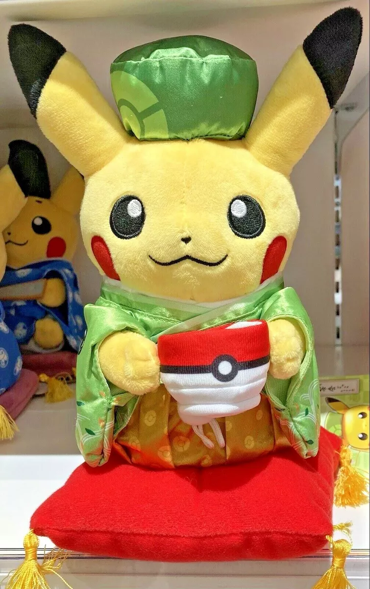 PIKACHU Girl Tea Party Pokemon Center Kyoto Limited Original Plush From  Japan