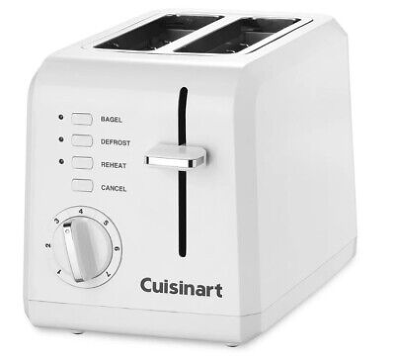 Kitchen 2 Slice Toaster White eBay