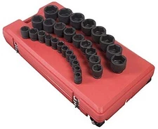 Sunex Tool  4696 3/4" Drive 29 Piece Sae Standard Impact Socket Set