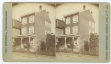 D1104~ PENNSYLVANIA Frankford Stereoview – Isaac Shallcross Home-Schofield
