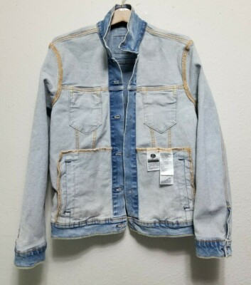 Levis Mens Classic Denim Stonewash Trucker Jean Button Down Jacket