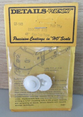 Details-West H0 CF-143 Cooling Fan Cap Top Type aus USA in OVP (04/07)