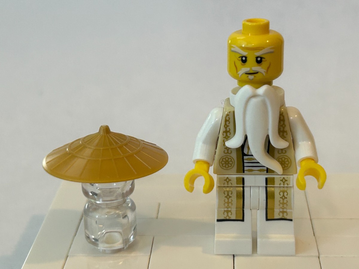 LEGO Ninjago Wu Sensei gold robe minifigure 70751 Temple of LEGO Ninjago Wu Sensei gold robe minifigure 70751 Temple of