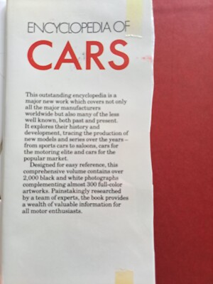 2000年代初頭　The Encyclopedia of CARS 車種図鑑 Encyclopedia Of Cars 1990 By The Mallard Press | eBay