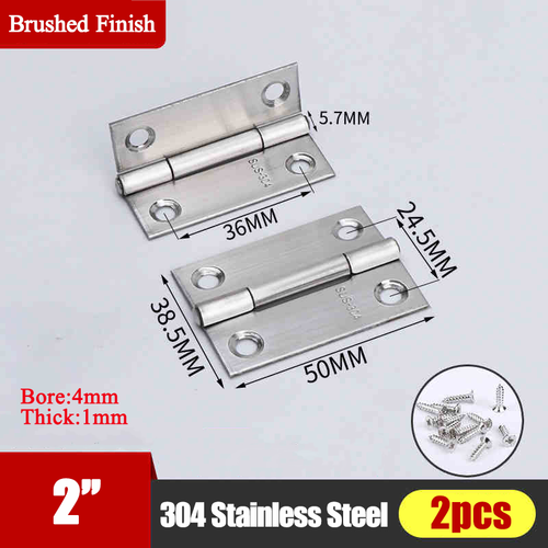 Solid Stainless Steel Hinges for Cabinet Doors - Quiet Close Easy Install - Picture 24 of 43