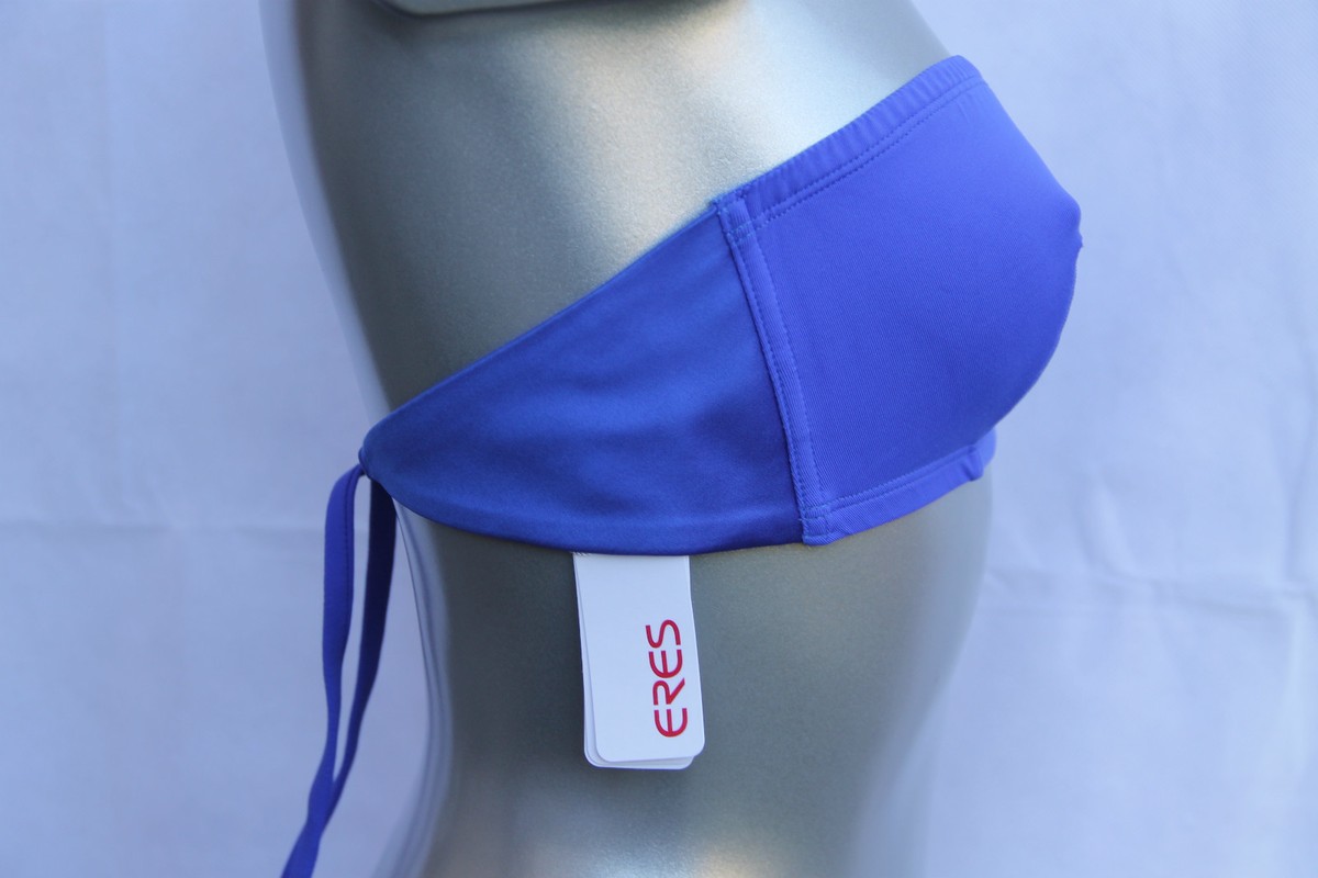 Haut De Maillot De Bain Bandeau ERES Gris Krypton - Taille 40/42 (US 10) - Neuf Avec étiquettes, Fabriqué En France