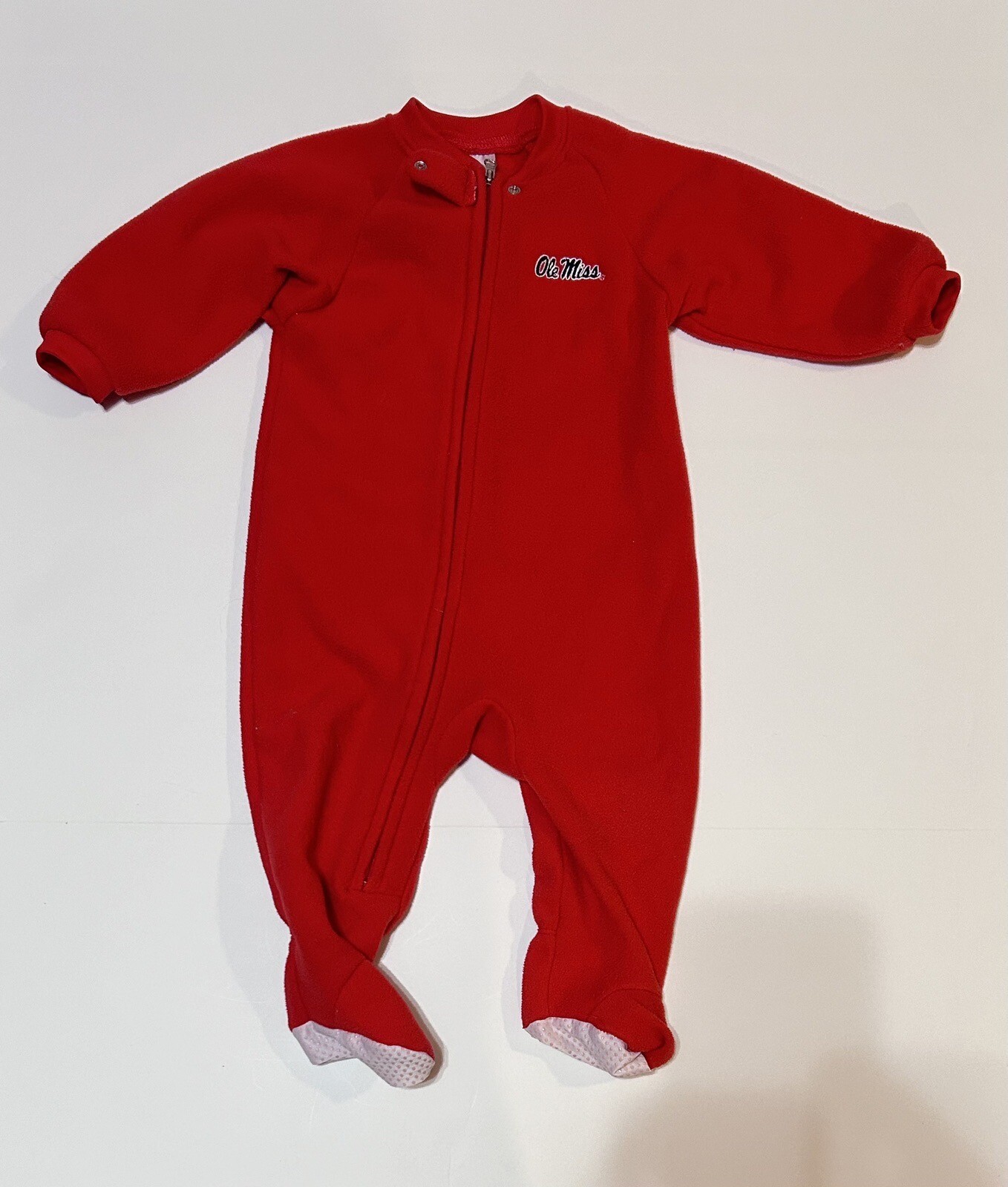 OnePiece Ole Miss Fleece Baby Sleeper Size 24 Months eBay