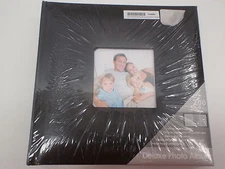 PLATINUM PS043 DELUXE BOOK BOUND BLACK PHOTO ALBUM 200 PHOTOS 10 X15CM