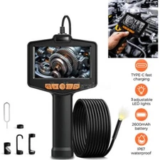 1080P HD LED Handheld Industrial Endoscope 8mm Borescope Inspection Snake Camera