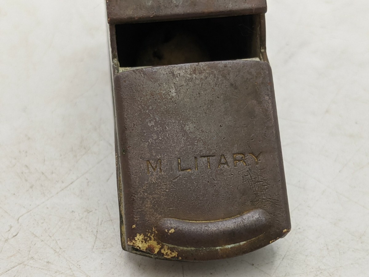 Vintage Military Brass Whistle USA Official Army Police