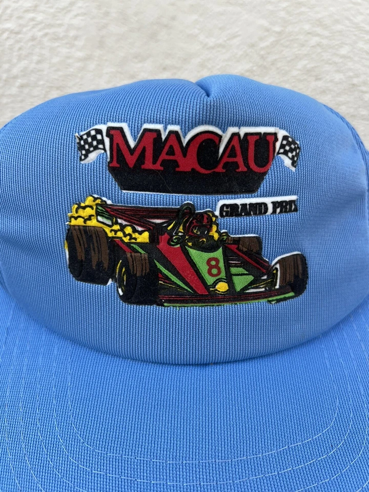 Nueva gorra gorra SnapBack de carreras Gran Premio de Macao de la década de 1980 DE COLECCIÓN Foto 2 de 4