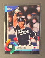 2023 TOPPS WORLD BASEBALL CLASSIC GLOBAL STARS HA-SEONG KIM BLACK SP