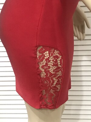 Venus Red Dress with Lace Details. | eBay