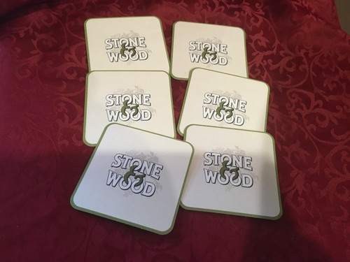 Collectable drink coasters x 6 ~ ‘Stone & Wood’ (R R ) - Bild 1 von 4