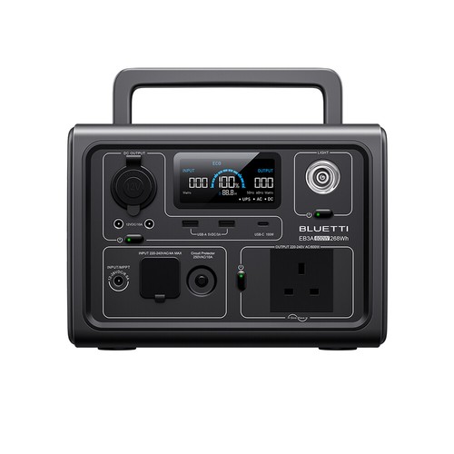 BLUETTI EB3A Portable Power Station 600W 268Wh LiFePO4 Battery Charge Heater UK - Picture 11 of 12