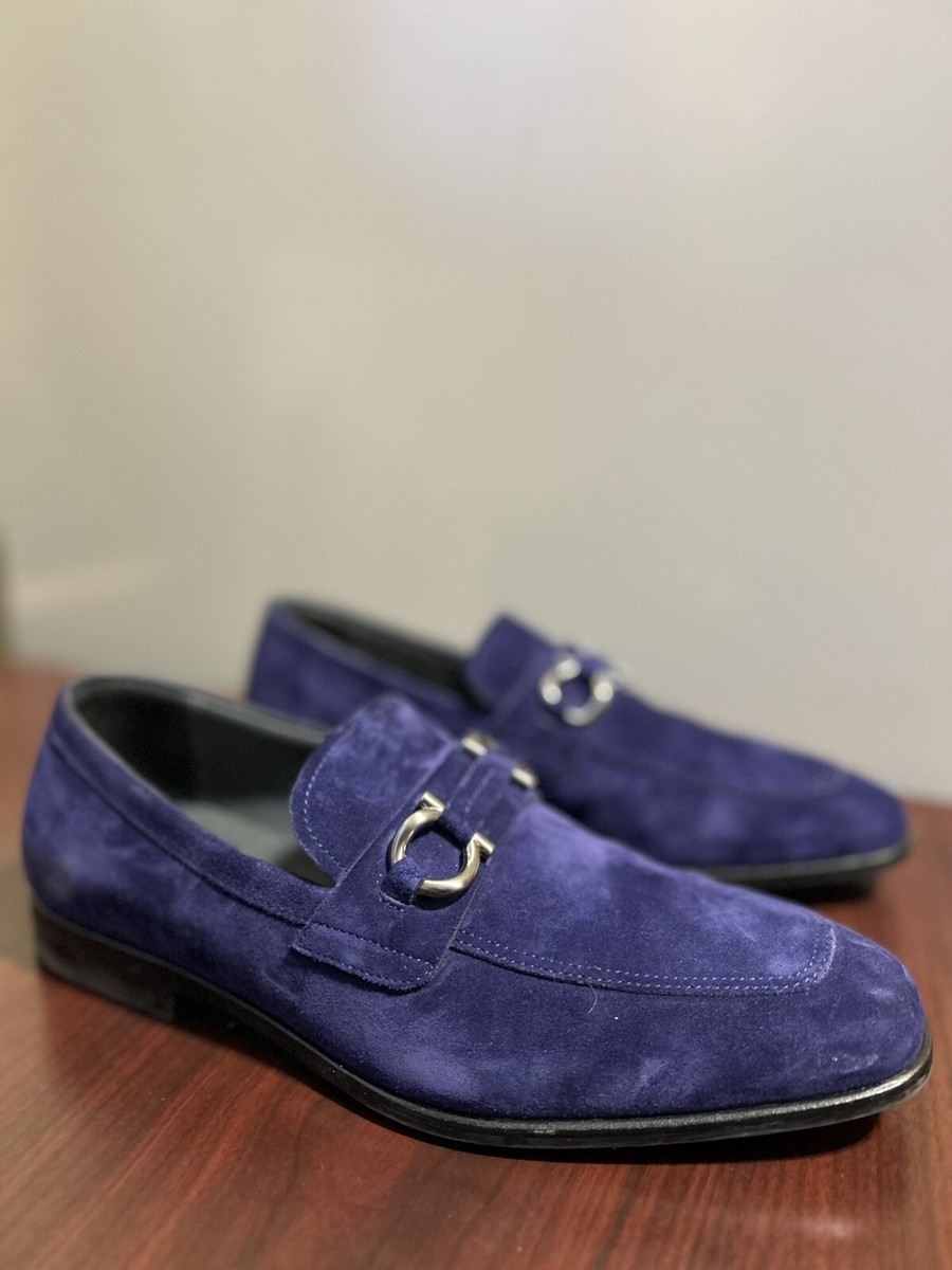 ローファー・オックスフォード SALVATORE FERRAGAMO CRIO SUEDE LOAFERS FERRAGAMO Suede loafers Front | Men's Shoes | Vitkac
