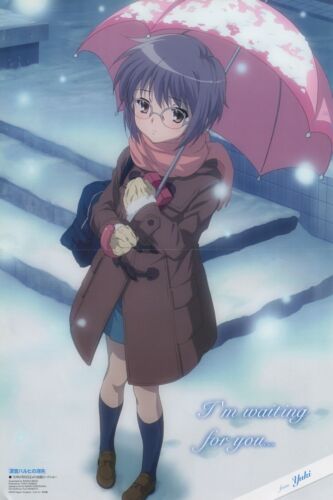 póster promo Melancholy of Haruhi Suzumiya Sideokai no Ichizon anime Nagato Yuki - Imagen 2 de 2