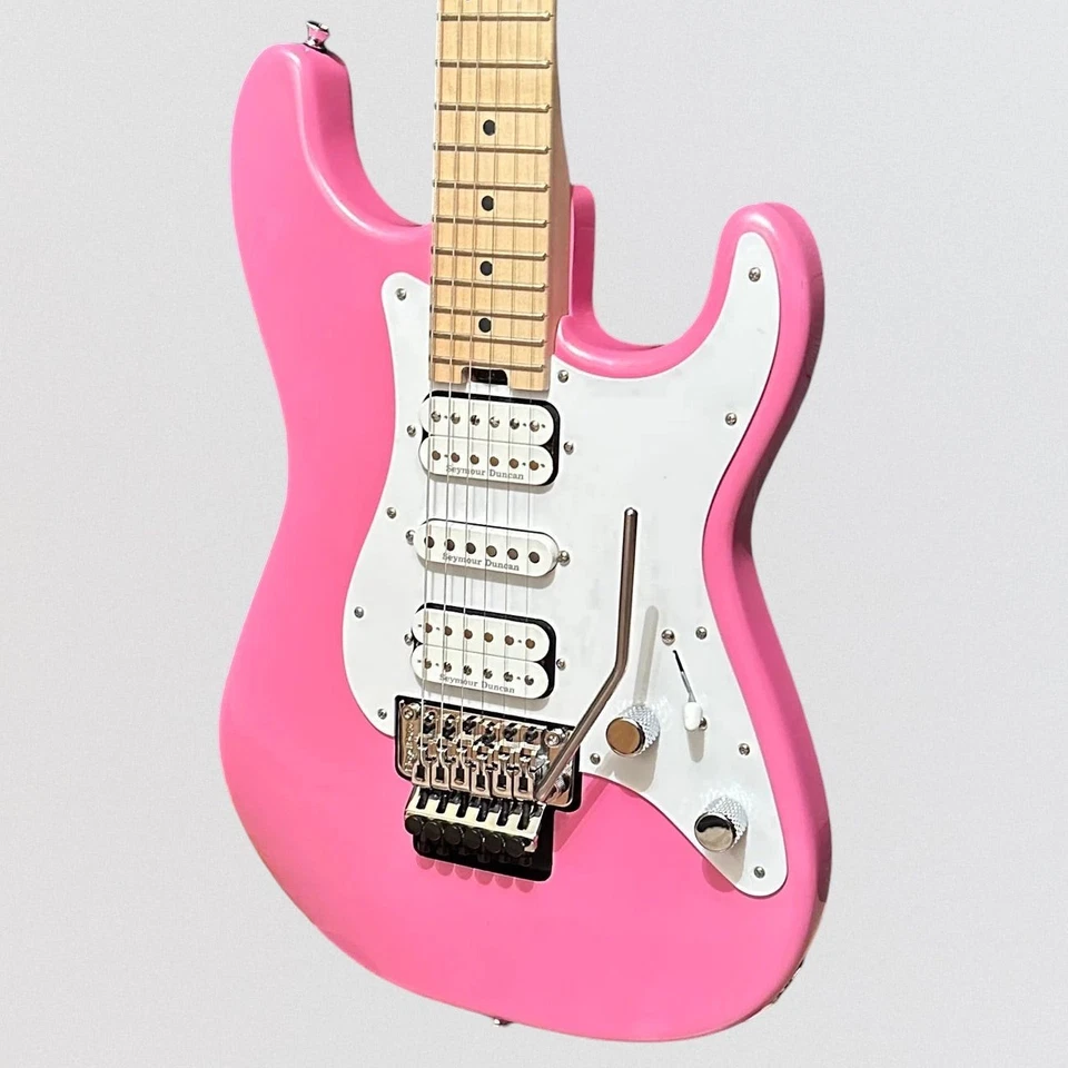 Charvel Pro-Mod So-Cal Style 1 HSH FR M Electric Guitar - Pink - Image 3 of 4