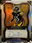 2019 Select Silver Prizm Devin Bush II ROOKIE Auto 44/199 Steelers